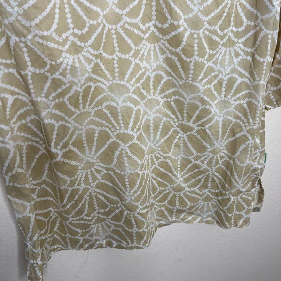 Calypso St. Barth Floral Beige Embroidered Tunic Large - Picture 4 of 9